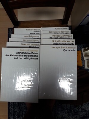 Nobelpreis für Literatur 10 Bände 1901 bis 1909 -gebraucht gut erhalten