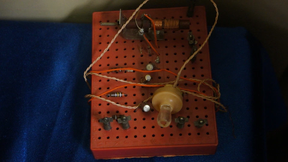 Juego de montador Gilbert de colección años 60 instrucciones de pieza transformador - polipasto incompleto  Foto 3 de 4