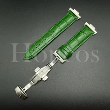 Green Genuine Leather Alligator Watch Strap Fits for Tissot PRX Clasp+Adapter US
