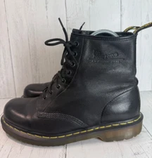 Dr Martens Black 1460 Boots Leather 8 Hole Lace Up Mns 10 Wms 11 Pascal Soft