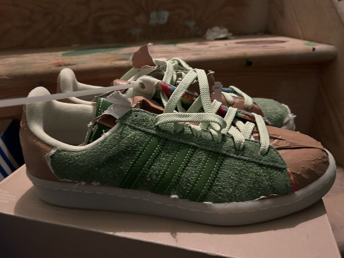 Adidas Campus 80s Crop sz 8.5 420 H03540 4/20 Croptober Tear Adidas Campus 80s Crop sz 8.5 420 H03540 4/20 Croptober Tear