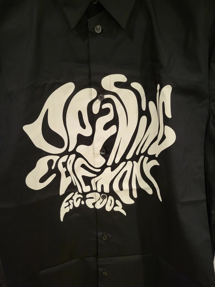 OPENING CEREMONY Oversized Melted Logo Short Sleeve Shirt - Image 3 of 4