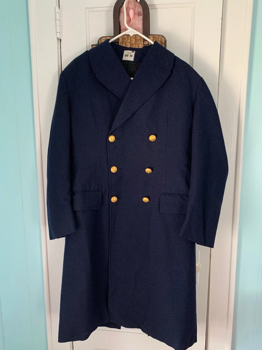 Mens peacoat gold buttons sale