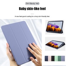 Table Leather Stand Case Cover For Samsung Galaxy Tab S7 11" 12.4" 2020 S6 Lite