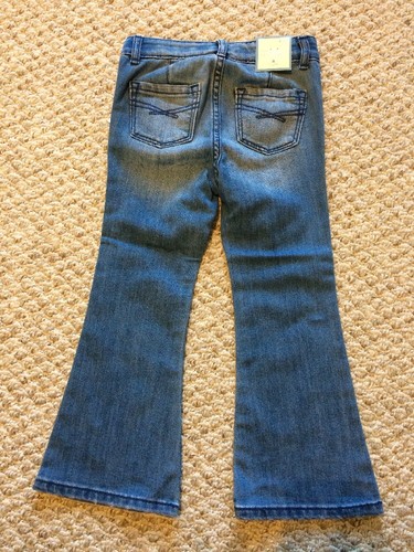 New w/Tags*GAP Brand Girl's L/S Top w/Flare Denim Jeans*Shirt/Pants/Toddler - Picture 3 of 4