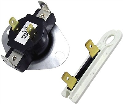 #ad 3387134 amp; 3392519 Cycling Thermostat amp; Thermal Fuse for Whirlpool amp; Kenmore Drye $17.26