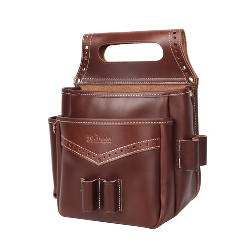 Tourbon Leather Cartridges Bag Shells Holder Case Clay Shooting Ammo Carry Pouch - Picture 8 of 24