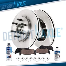 RWD 12.99" Front Rotors Brake Pads Kit for 2004-2008 Ford F-150 Lincoln Mark LT