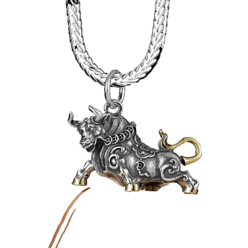 Animales e insectos Cadena Plateado Plata Moda Collares y Colgantes