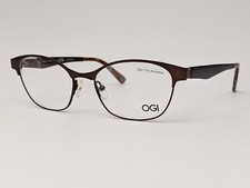 OGI Evolution 4506 1517 Cat Eye Eyeglasses Frames: Dark Brown Bronze / 51-17-145