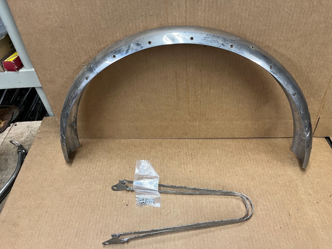 (Used) Monark Silver King Ward Duralium 24" Ladies Bicycle Rear Fender (75.00 USD)