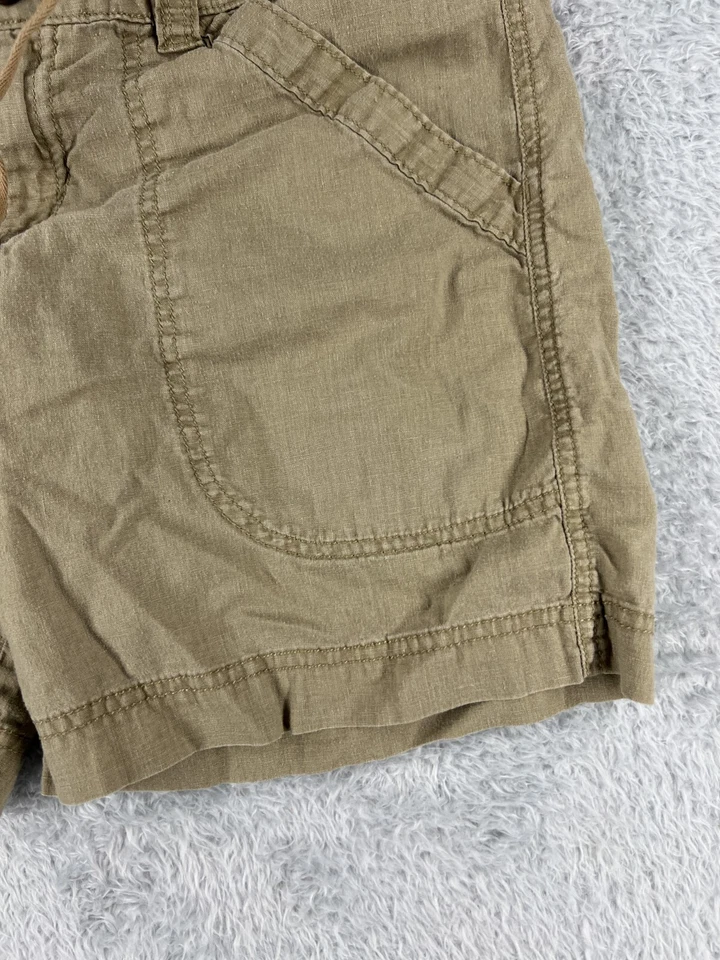 Шорты женские Patagonia 4 бежевые островные конопляные шорты 8 дюймов с карманами на шнурке пляжные - Изображение 2 из 4