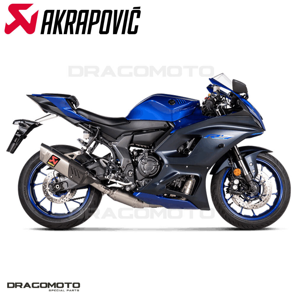 YAMAHA YZF-R7 2021-2022 Full exhaust AKRAPOVIC S-Y7R11-HAPT