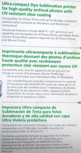 Canon CP220 Compact Photo Printer Direct Print Dye Sublimation Missing CD ROM - Picture 7 of 10