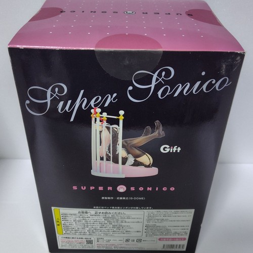 Regalo Super Sonico Cameriera Gotica ver. con base letto 1/6 figurina completa 120mm - Foto 5 di 5