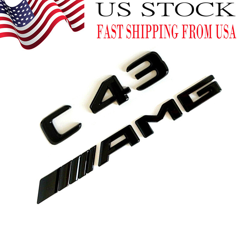 Gloss Black Rear Boot Spoiler For Mercedes C-Class W204 SALOON C43 08