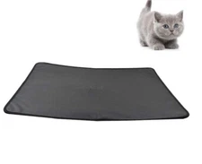 TECHTONGDA Cat Litter Mat Double Foldable Non-slip Pad Large Size