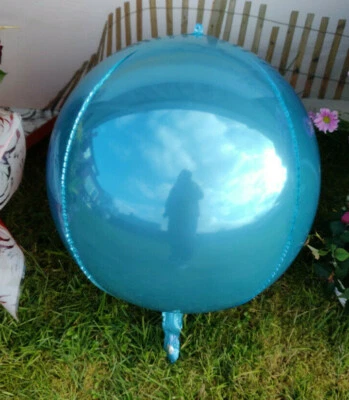 Globo Orbz Azul Bebé 22" Esfera AZUL BEBÉ Orbe Lámina Globo Globo - Imagen 1 de 4