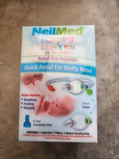 Neil Med Babies  Kids, Naspira Nasal-Oral Aspirator, 1 Kit NEW