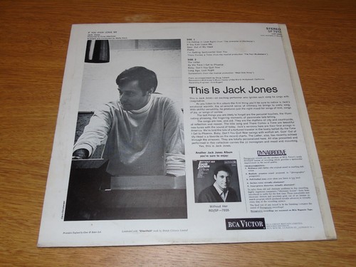 JACK JONES - If You Ever Leave Me - 1970s UK 11-Track Vinyl LP - Picture 2 of 7
