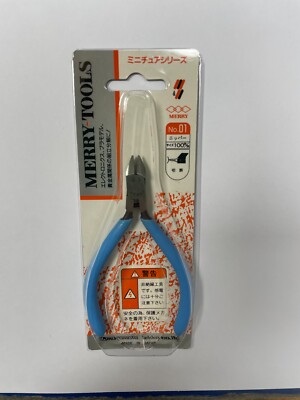 MERRY TOOLS NO. 01 PRECISION SEMI-FLUSH WIRE CUTTING PLIER JAPANESE STEEL