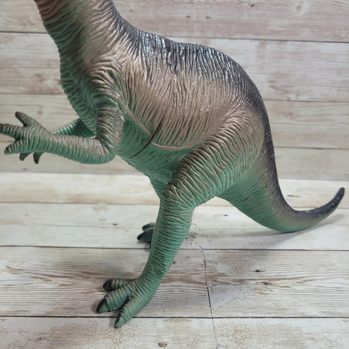 Vintage Lucky Star Allosaurus Toy Dinosaur Figure Plastic 11