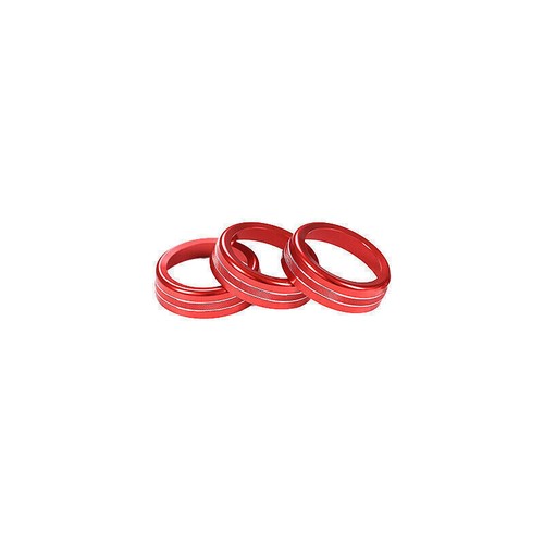 Anillo de perilla de ventilación de salida de aire trasero apto para Range Rover L405 2013-2017 aluminio rojo - Imagen 5 de 5
