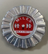 Vintage Miles Walk-A-Matic Pedometer with Clip,  Made in Japan, Silver, UNTESTED