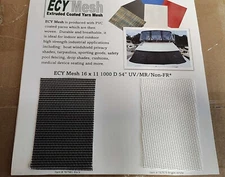 Galaxy Supply Inc Marine Grade Ecy Mesh Fabric 54" Wide ----- For Marine Cushion