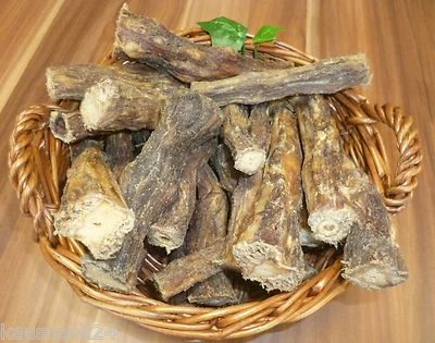 KAUSNACK24 2 Kg OCHSENSCHWANZ KLEINE STÜCKE wie Ochsenziemer Rinderkopfhaut Kausnack barfen