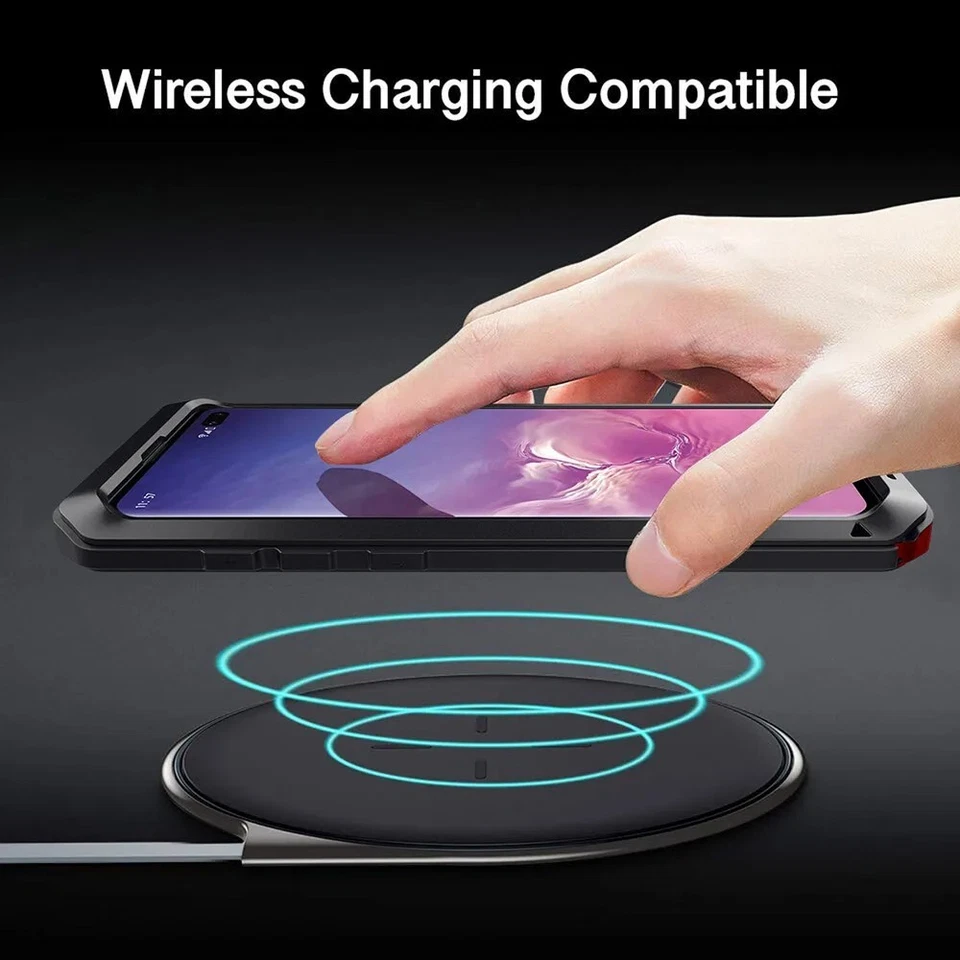 Shockproof Aluminum Gorilla Glass Metal Case for Samsung S22 S23 S24Ultra Note20 - Image 2 of 4