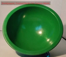 Vintage Texas Ware #118 Melamine Serving Bowl Green 11" Mid-Century Kitchen USA