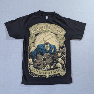 Clutch Decapitation Blues T Shirt Small Black Allstyle Tag Rock Band Merch