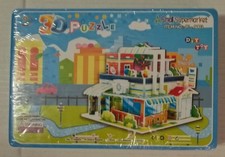 DIY Toy 3D Puzzle A Small Market 34 Pieces JF-A003. New And Sealed