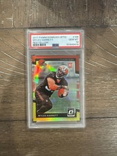 PSA 10 2017 Donruss Optic Rookie Card Myles Garrett #106 Red and Yellow Prizm