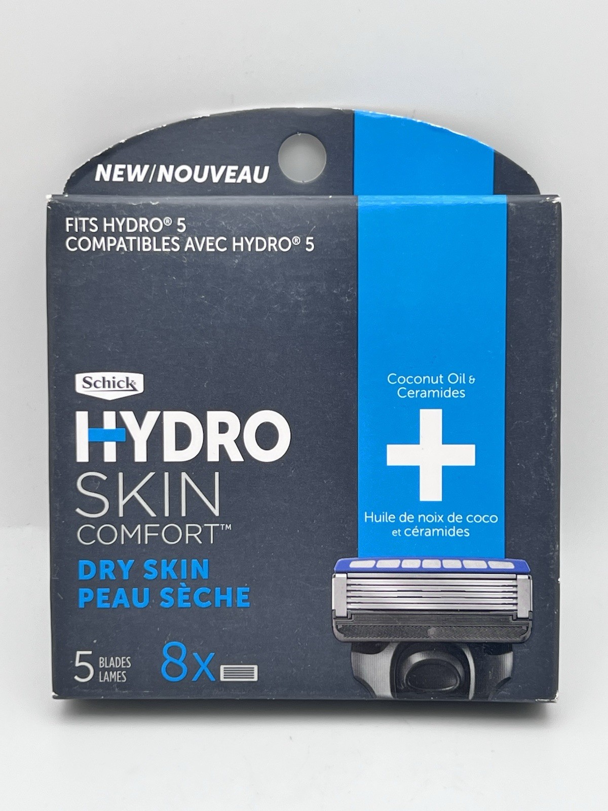 Schick Hydro 5 Razor Blade Refills 8 ct Dry Skin Coconut Oil