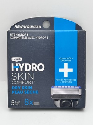 Schick Hydro 5 Razor Blade Refills 8 ct Dry Skin Coconut Oil