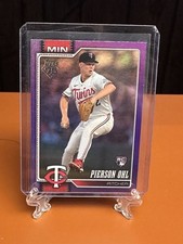 ⚾️2026 Topps Pierson Ohl Purple Holo Foil RC #61/250. Minnesota Twins⚾️