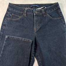 Bandolino Blu Women's Denim Jeans Mid Rise Straight Blue Size 8 Mandie classic