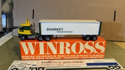 SHARKEY TRANSPORTATION  TRUCKING  TRACTOR AND TRAILER WINROSS TRUCK