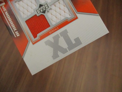 2006 Upper Deck NFL Football XL Memorabilia T.J. Houshmanzadeh Jersey Card Patch - Picture 7 of 8