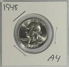 1948 Washington Quarter 90% Silver Bullion Uncirculated