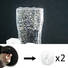 2 Pieces Replacement Nuts Spare Parts Reliable for Crystal 1.0 and 2.0 Leakproof