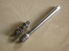 VINTAGE S-K 6" SOCKET EXTENSION 45161 + UNIVERSAL SWIVEL JOINT 45190 3/8" DRIVE