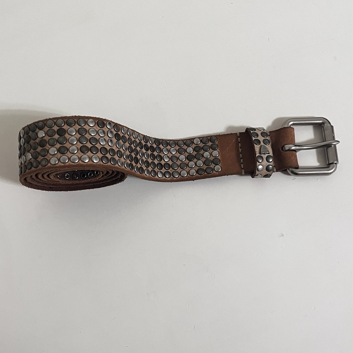 Hollywood Trading Company HTC Studded Leather Belt Italy Unisex Hollywood Trading Company HTC Studded Leather Belt Italy Unisex