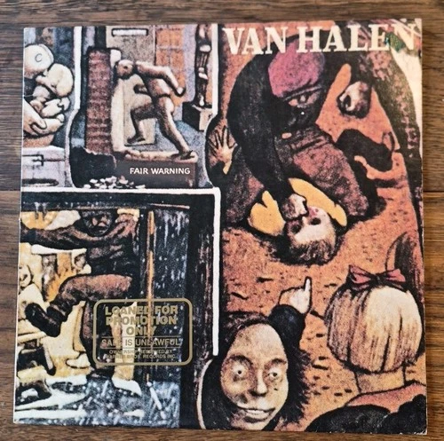 VAN HALEN   Fair Warning.  12" Vinyl LP 1981 Warner Bros HS 3540