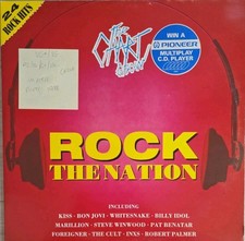 Various The Chart Show Rock The Nation Vinyl Record VG+/VG ADD2 1988