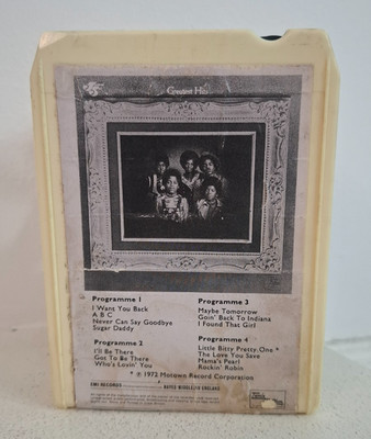 8 TRACK TAPE - THE JACKSON 5 - GREATEST HITS - 8 TRACK CARTRIDGE