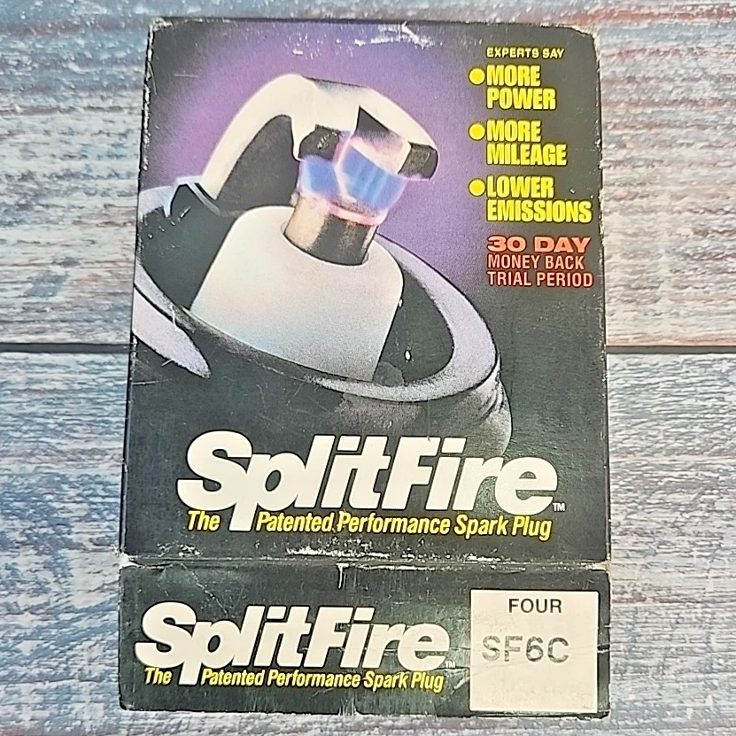 4x Bujías de cobre Splitfire SF6C para Suzuki Swift Volkswagen VW Eurovan Nuevo de Lote Antiguo Foto 4 de 4