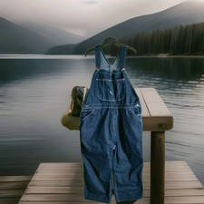 Sears Roebuck Co Overalls Triple Stitched Carpenters Men's Vtg 42 30